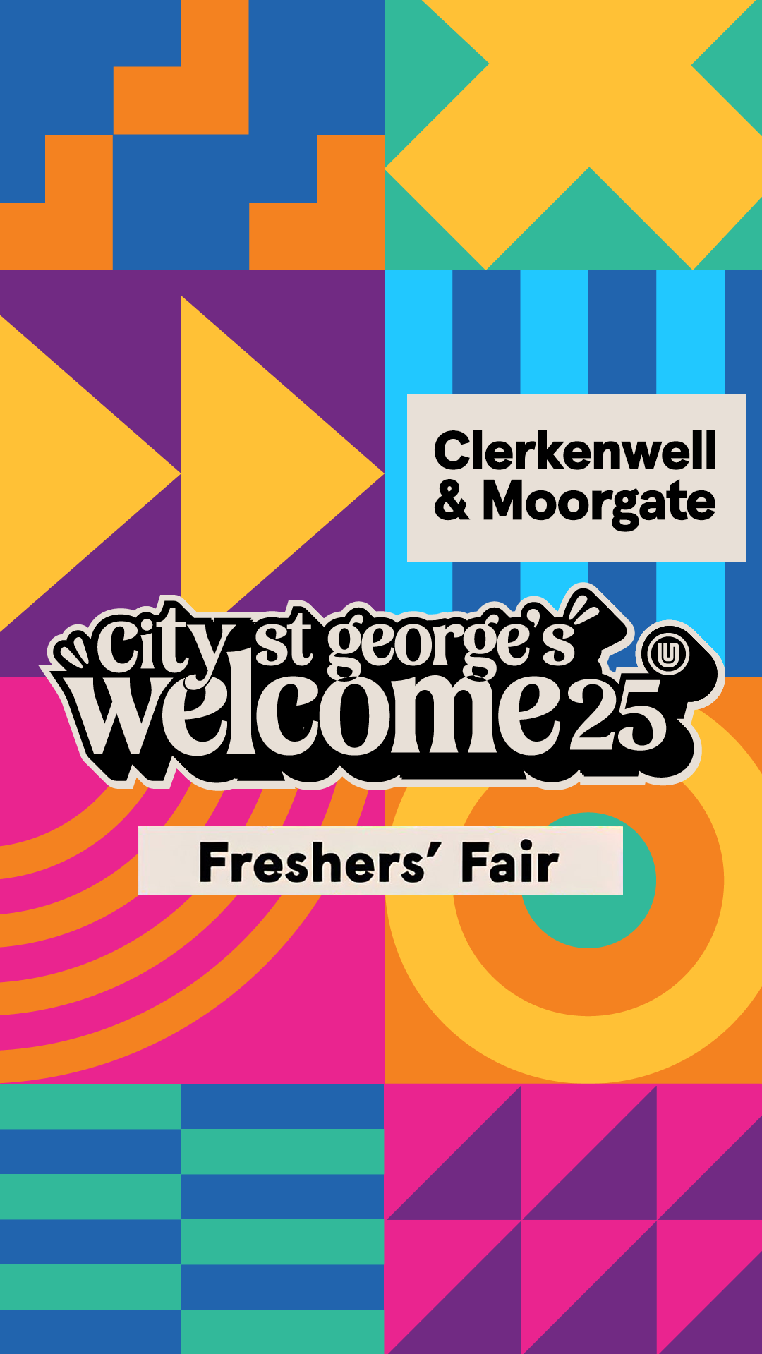 Welcome Week 2025 - Freshers' Fair (Clerkenwell & Moorgate)